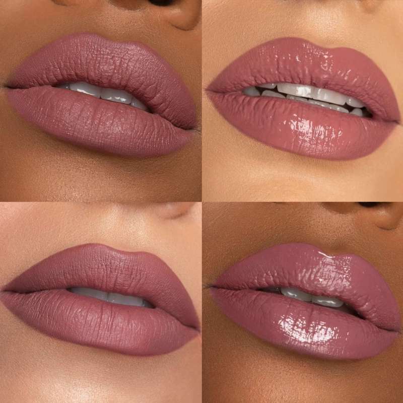 Set 2 rujuri mate, gloss si creion contur stone lip set limited edition