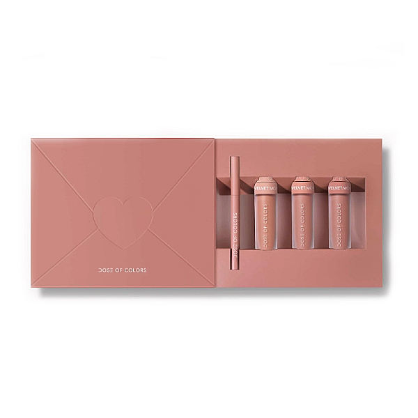 Set 3 rujuri si creion contur thanks for the love limited edition