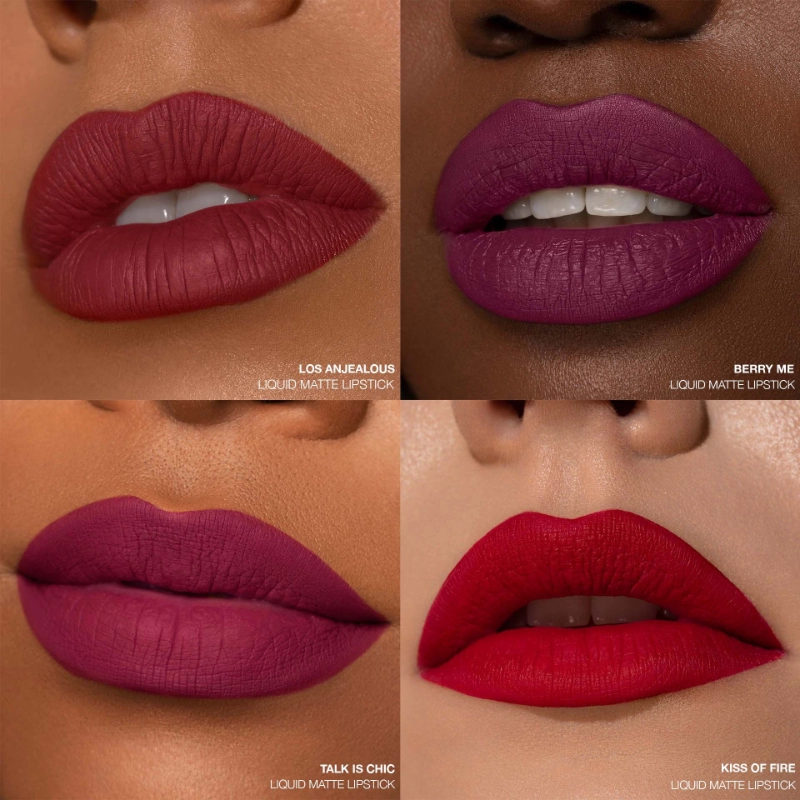 Set 4 rujuri punchy hues lip set limited edition 