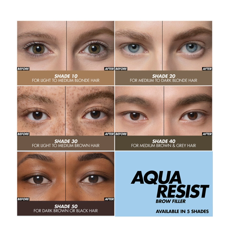 Creion pentru sprancene aqua resist brow filler 24h