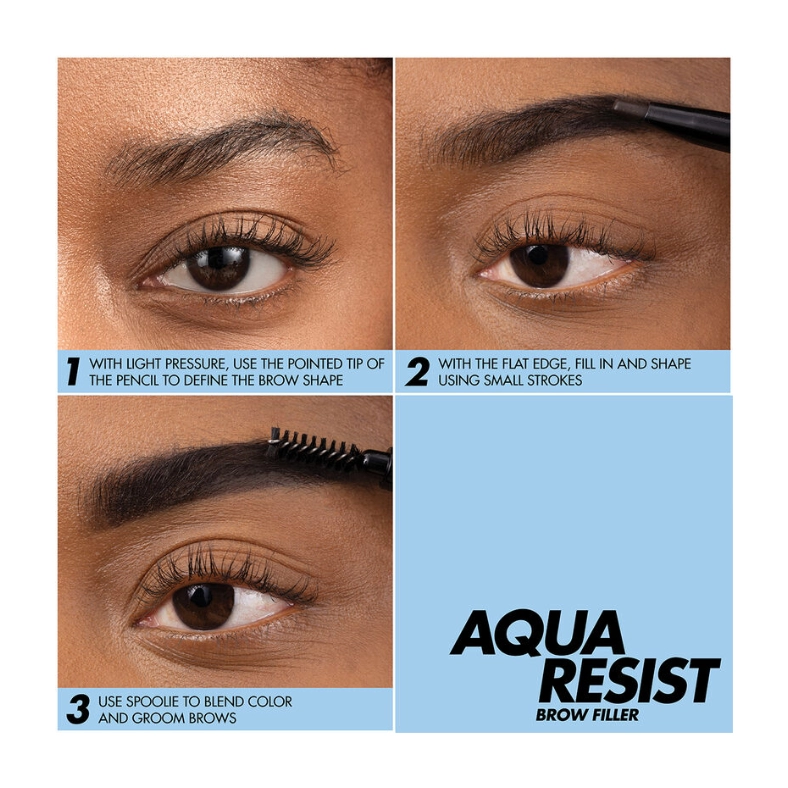 Creion pentru sprancene aqua resist brow filler 24h