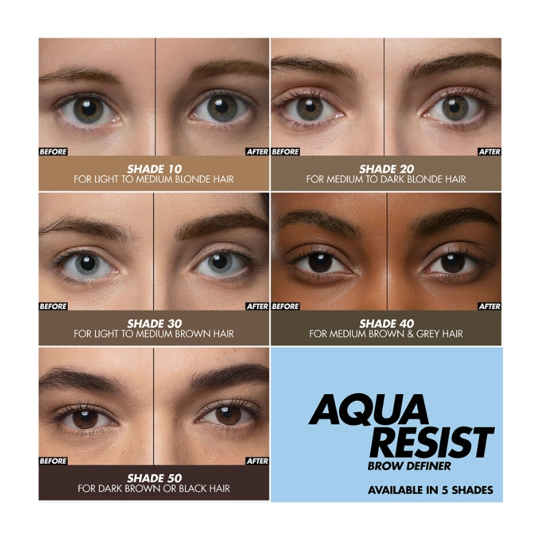 Creion pentru sprancene aqua resist brow definer 24h