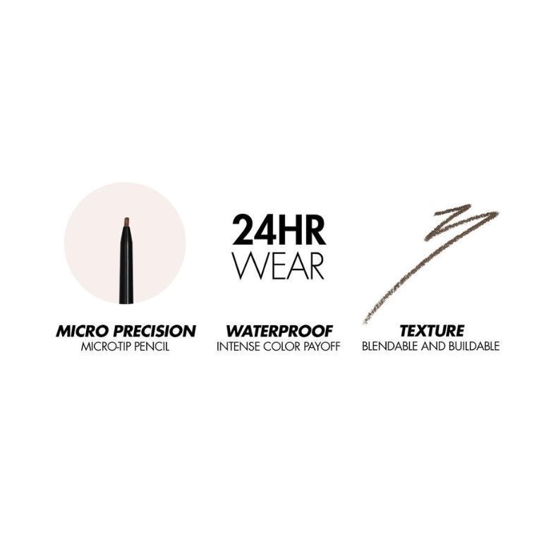 Creion pentru sprancene aqua resist brow definer 24h