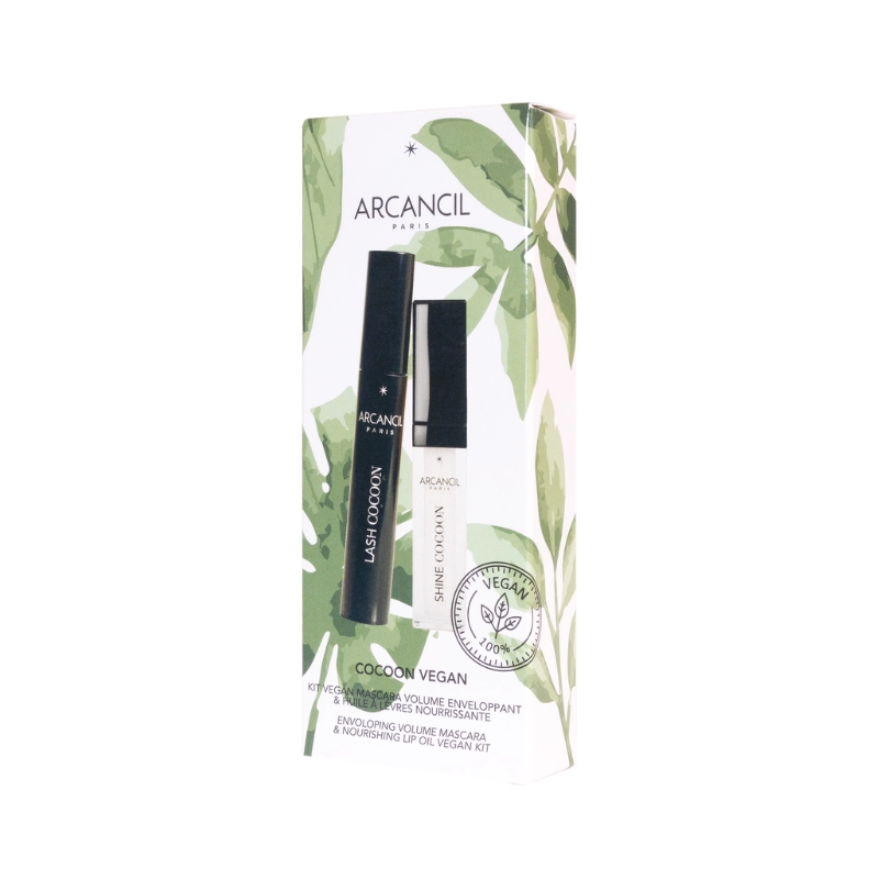 Kit cocoon vegan mascara & lip oil