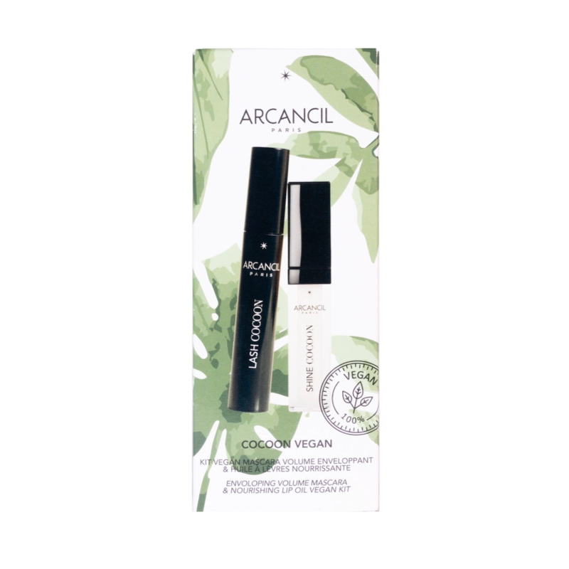 Kit cocoon vegan mascara & lip oil
