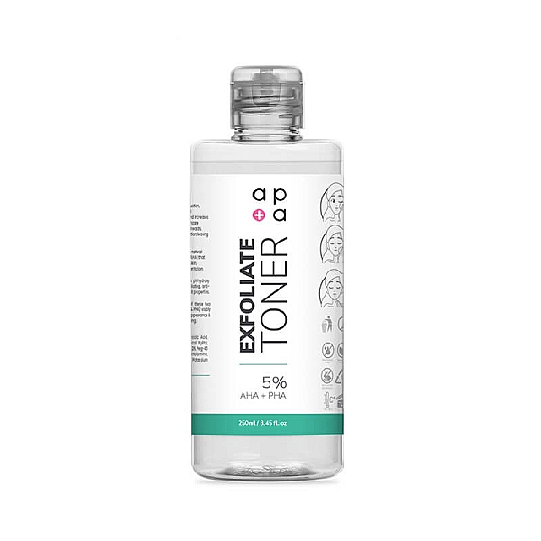 Toner exfoliant 5% aha+pha