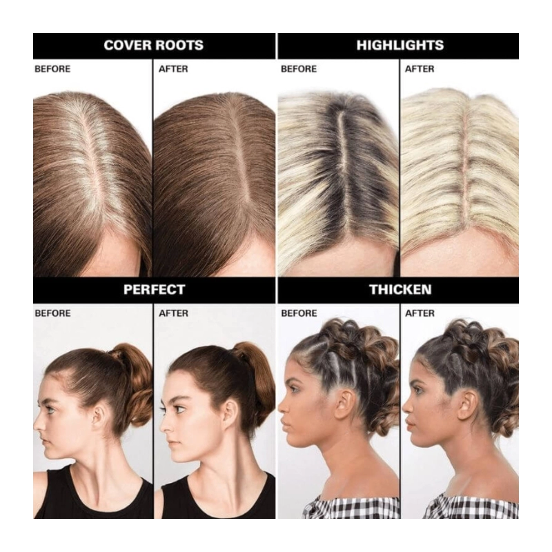 Pudra colorata pentru radacini root cover up