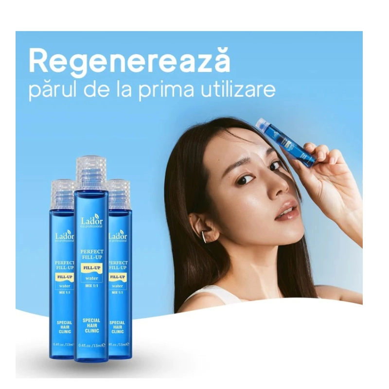 Set fiole pentru regenerarea structurii parului perfect hair filler 13 ml