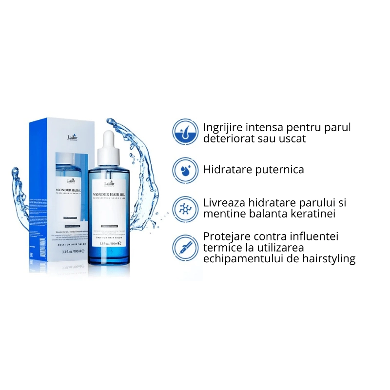 Ulei pentru hidratarea si stralucirea parului wonder hair oil