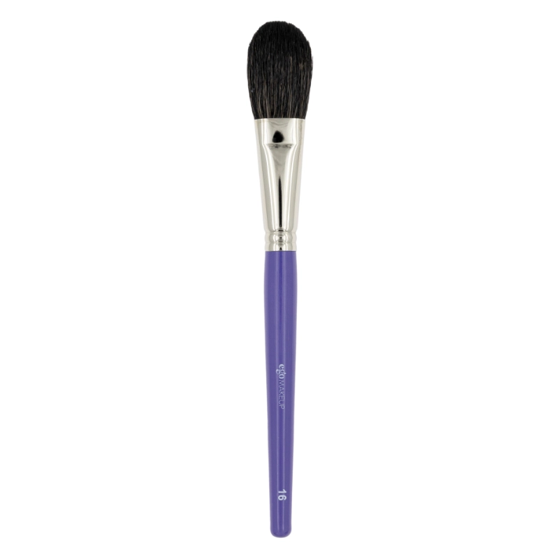 Pensula ego 16 pentru pudra din par natural de ponei si capra 