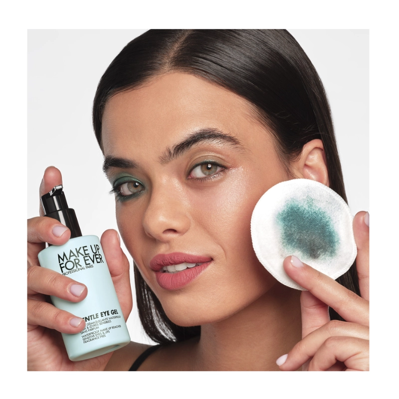 Demachiant waterproof gentle eye gel 