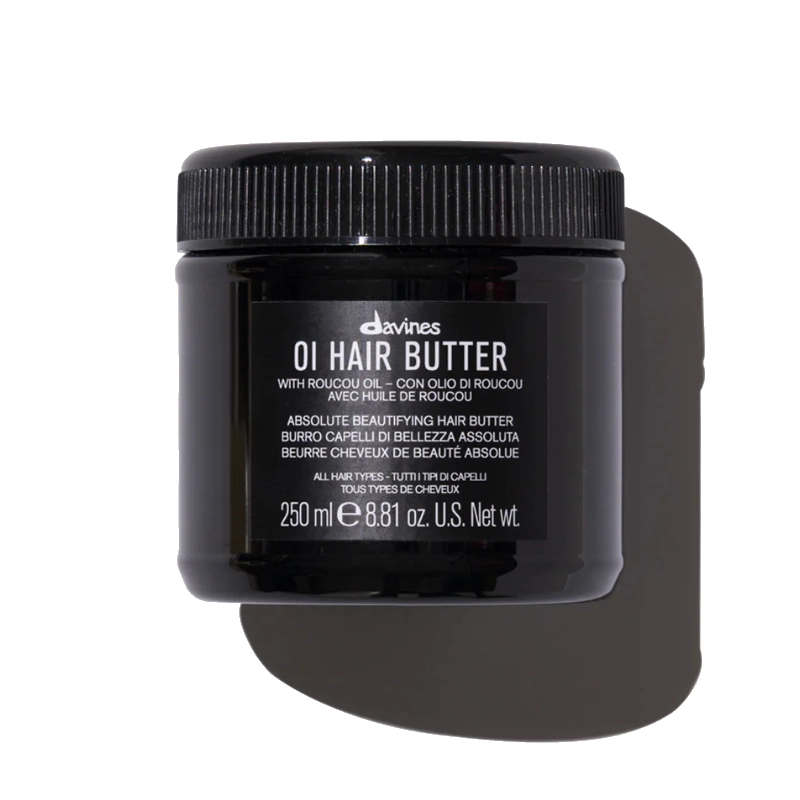 Unt de par pentru netezire si stralucire cu ulei de roucou oi butter
