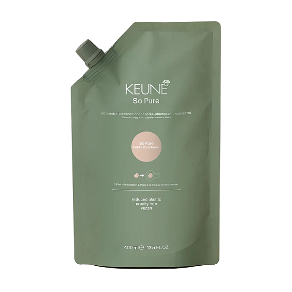 Balsam anti-frizz pentru netezirea parului so pure polish refill