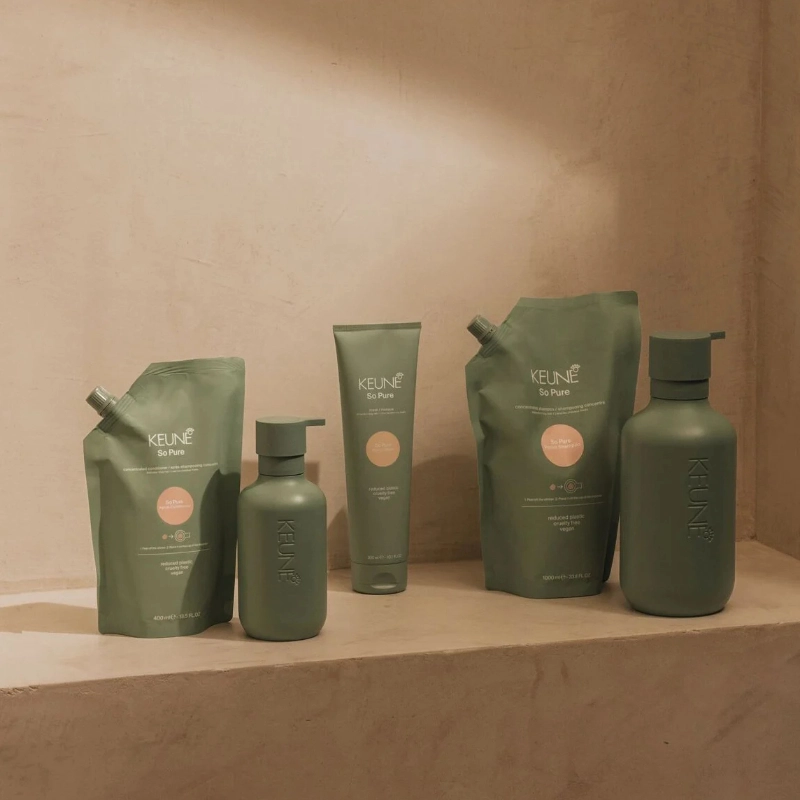 Balsam anti-frizz pentru netezirea parului so pure polish refill