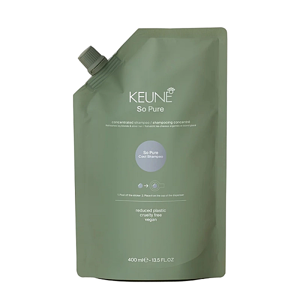 Sampon neutralizator pentru par blond so pure cool refill
