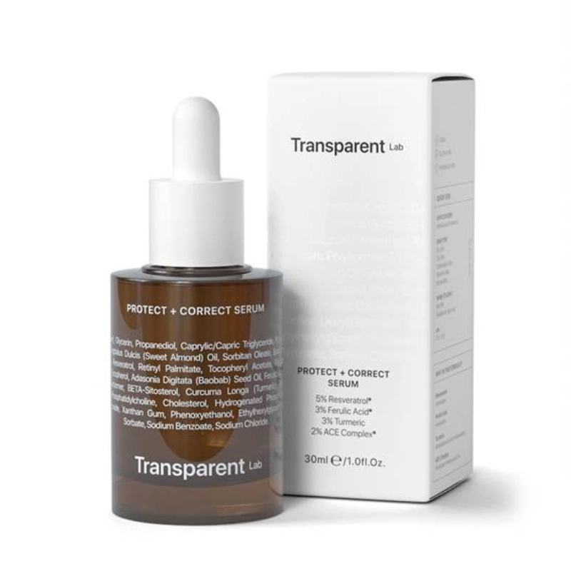 Serum anti-rid si antioxidant cu resveratrol si acid ferulic, protect + correct