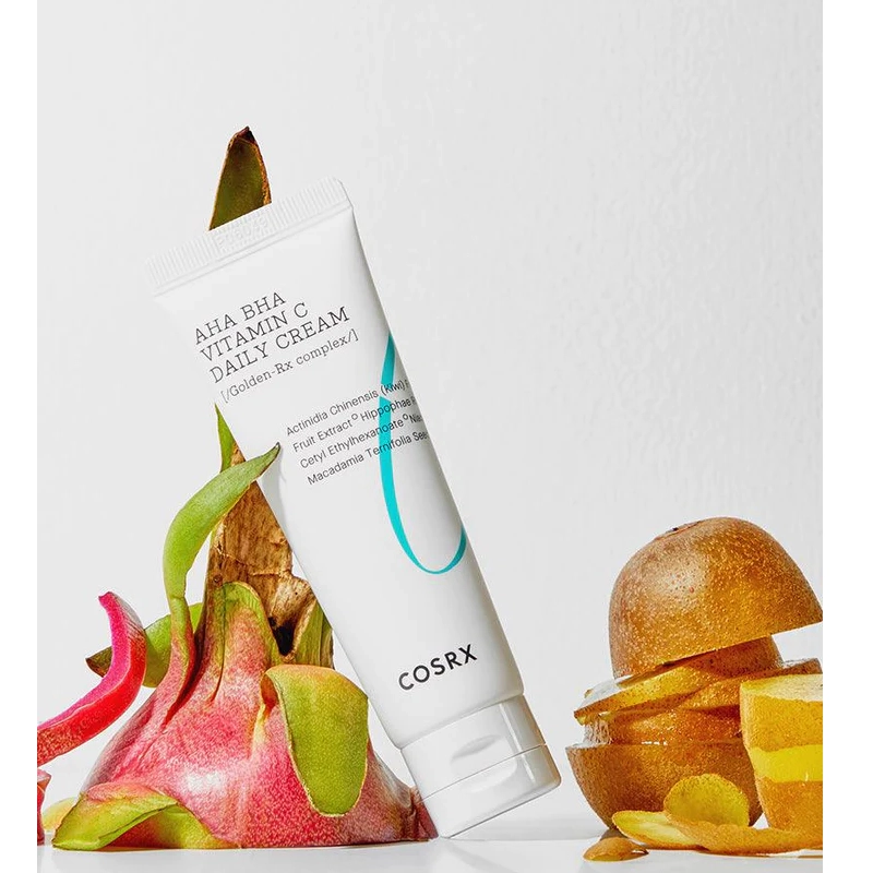Crema revitalizanta cu aha, bha si vitamina c