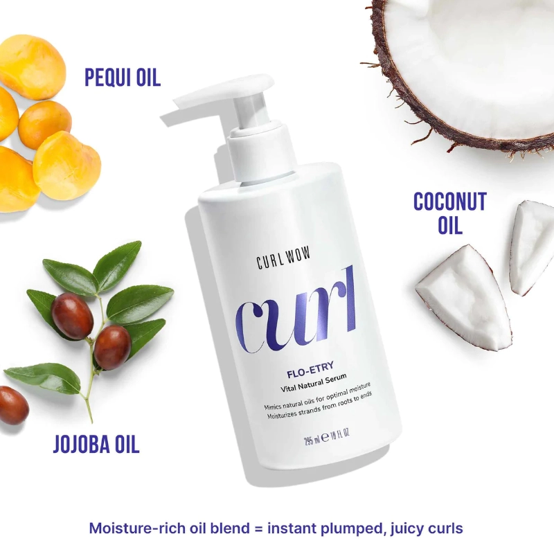 Ser hidratant pentru par cret cu efect de umplere si definire al buclelor flo etry 