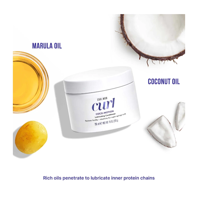 Balsam hidratant pentru par cret coco motion