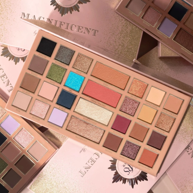Paleta de farduri pentru fata si ochi mrs glam magnificent