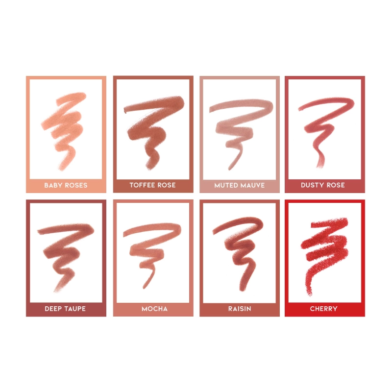 Set 8 creioane de buze deluxe mini lip liner