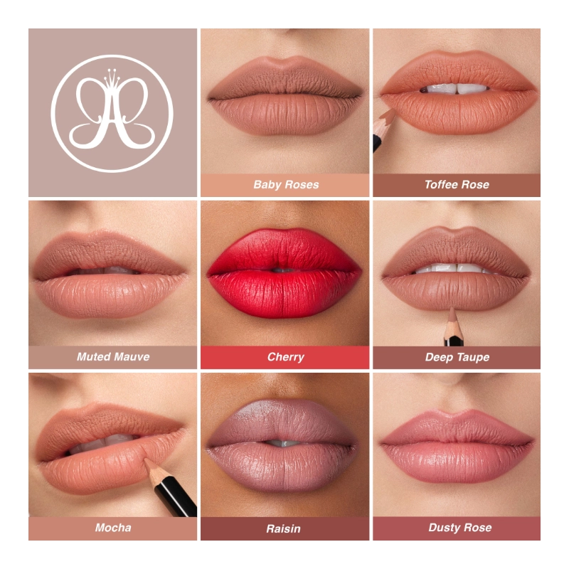 Set 8 creioane de buze deluxe mini lip liner