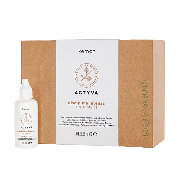 Tratament intens pentru netezirea parului rebel 12x 30 ml actyva disciplina intensa velian