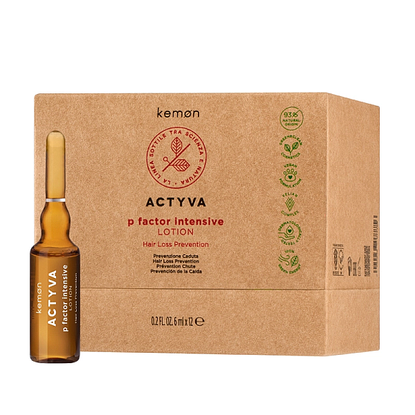 Fiole impotriva caderii parului 12 x 6 ml actyva p factor