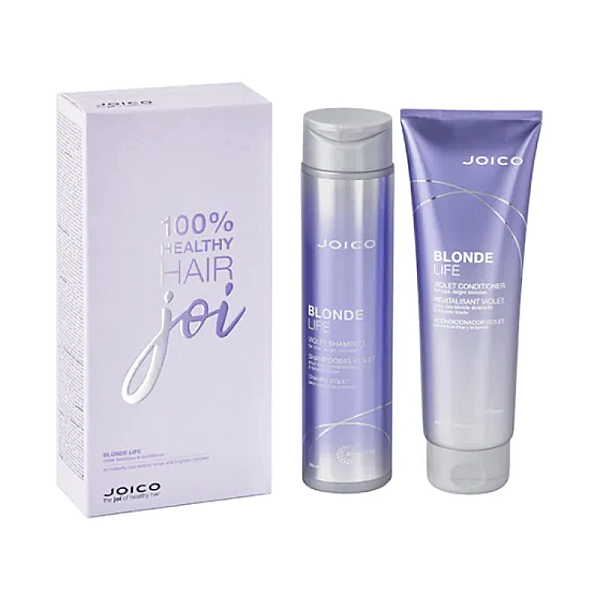 Set duo pentru par blond blonde life violet sampon si balsam 300ml x 250 ml