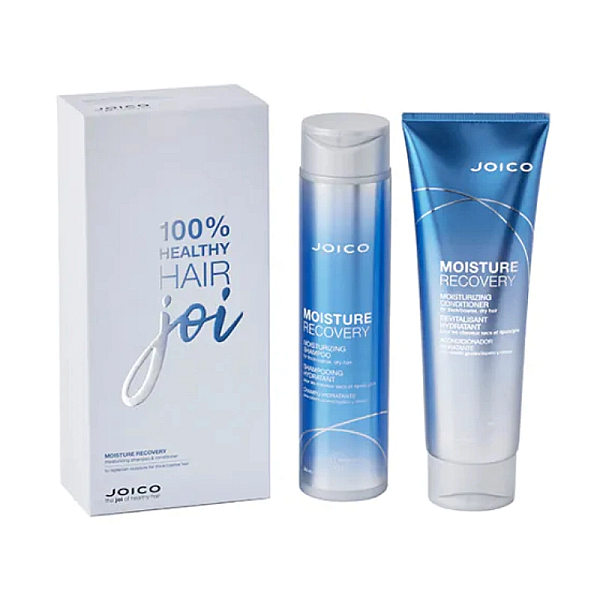 Set duo pentru par uscat moisture recovery sampon si balsam 300ml x 250ml