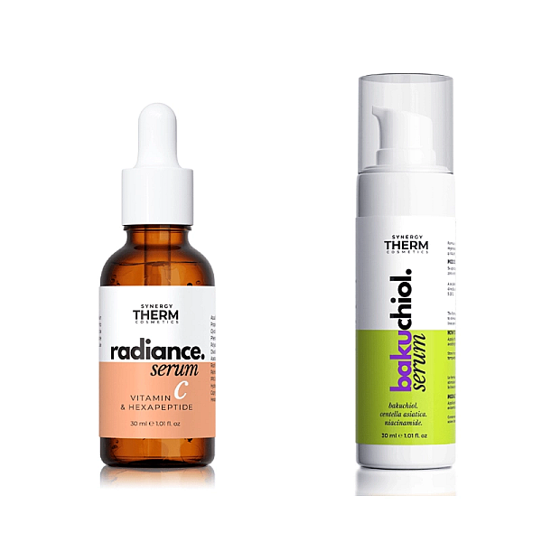 Set duo ser cu vitamina c + bakuchiol serum