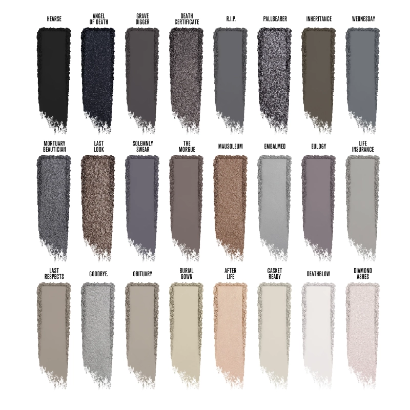 Paleta de farduri cremated artistry palette