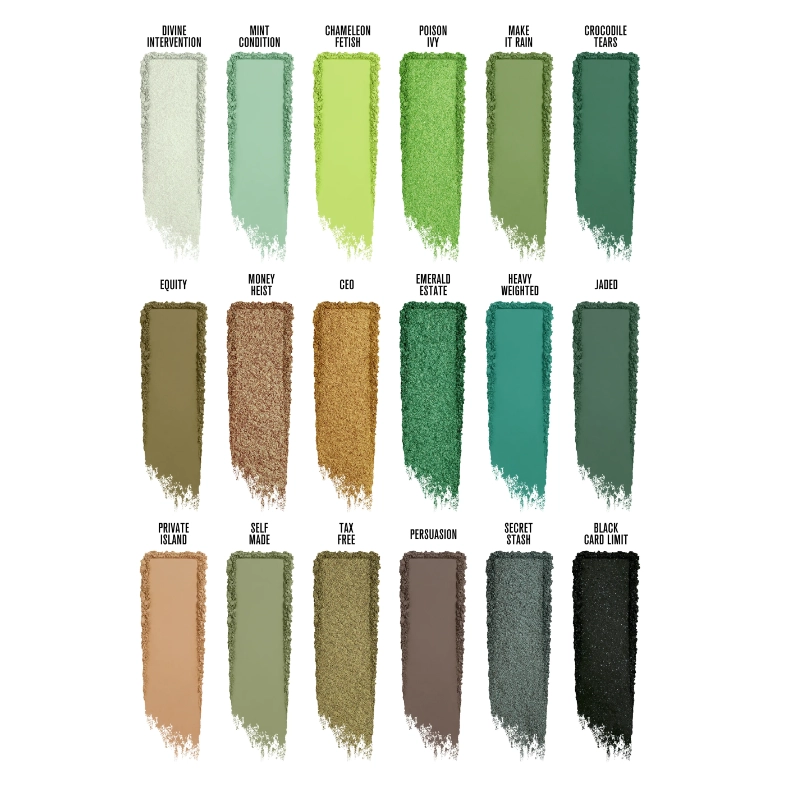 Paleta de farduri blood money palette