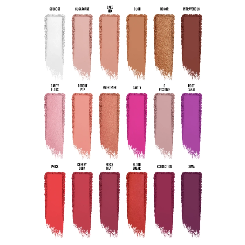 Paleta de farduri blood sugar palette