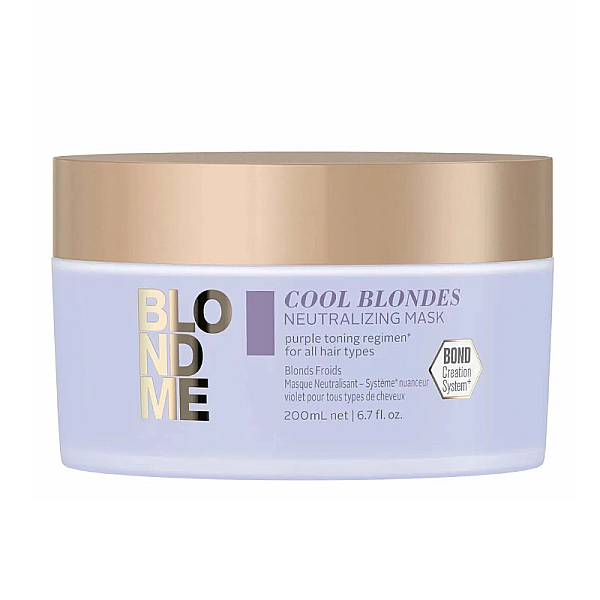 Masca pentru neutralizarea tonurilor de galben blondme cool blonde