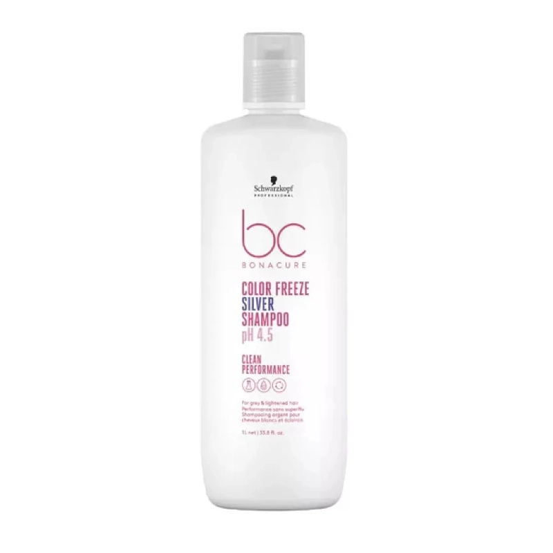 Sampon pentru par blond silver bonacure clean performance color freeze