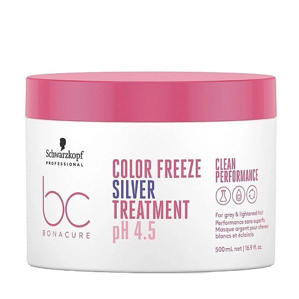 Masca pentru par blond silver bonacure clean performance color freeze