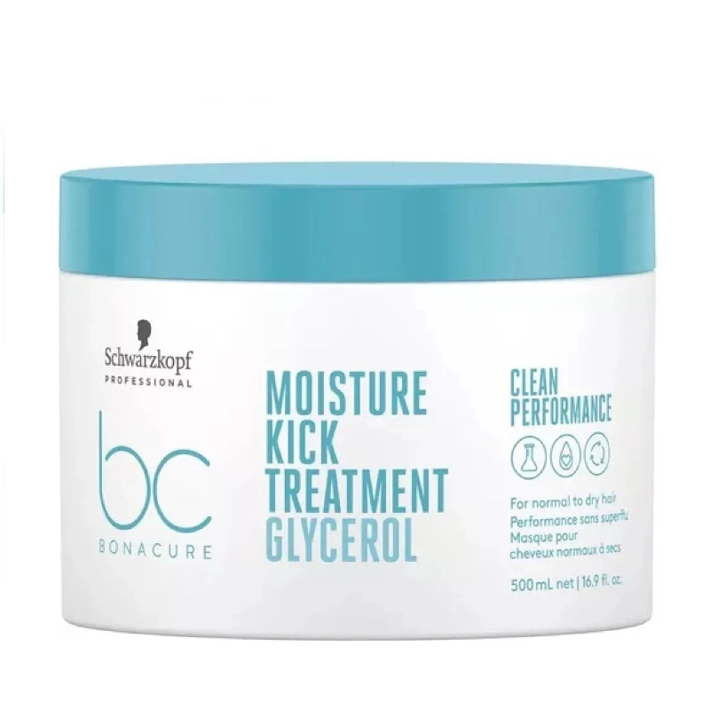 Masca pentru par uscat si aspru bonacure clean performance moisture kick