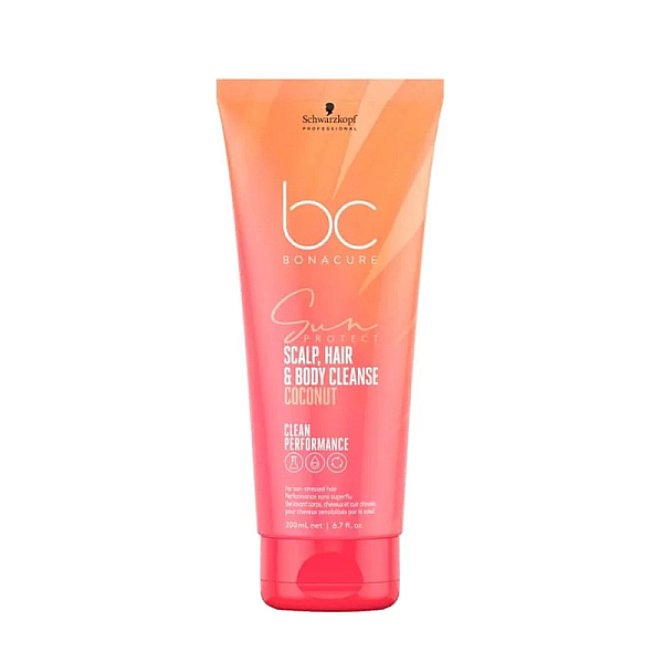 Sampon 3 in 1 pentru scalp, par si corp bonacure sun protect
