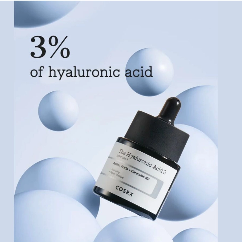 Serum hidratant cu 3% acid hialuronic