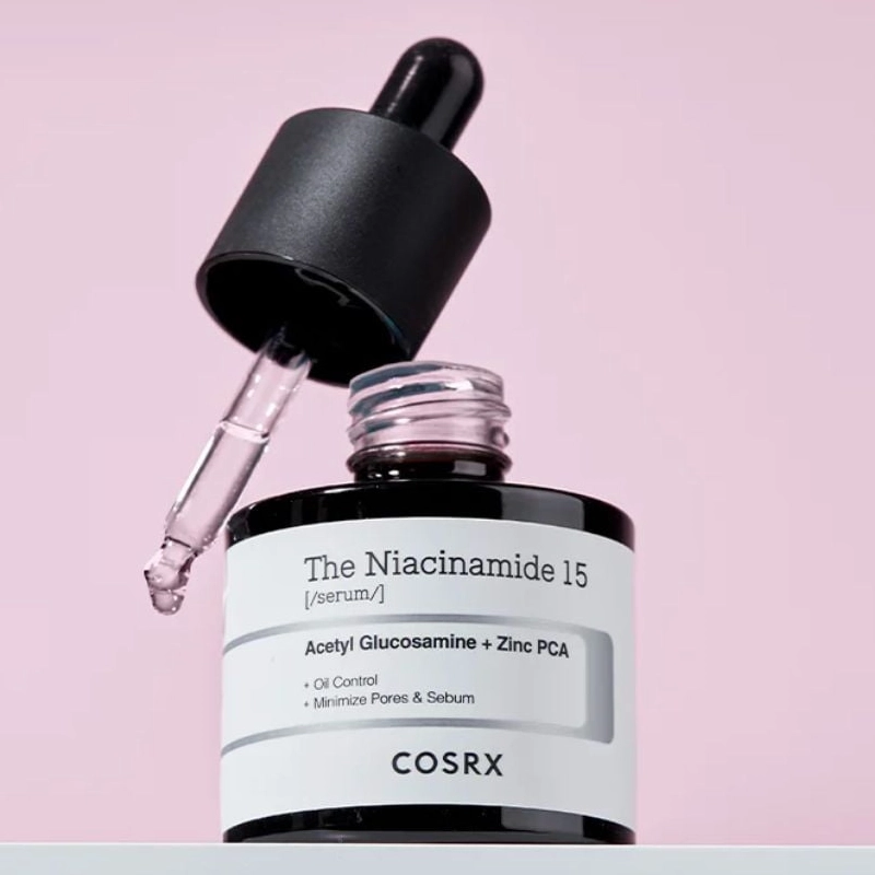 Serum pentru controlul sebumului cu 15% niacinamida