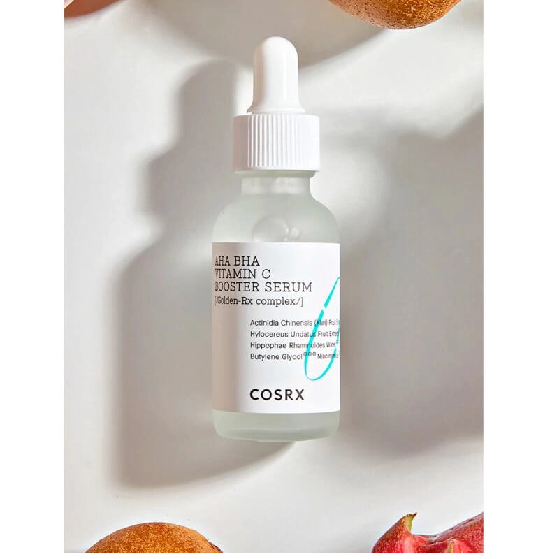 Serum revitalizant cu aha, bha si vitamina c booster serum