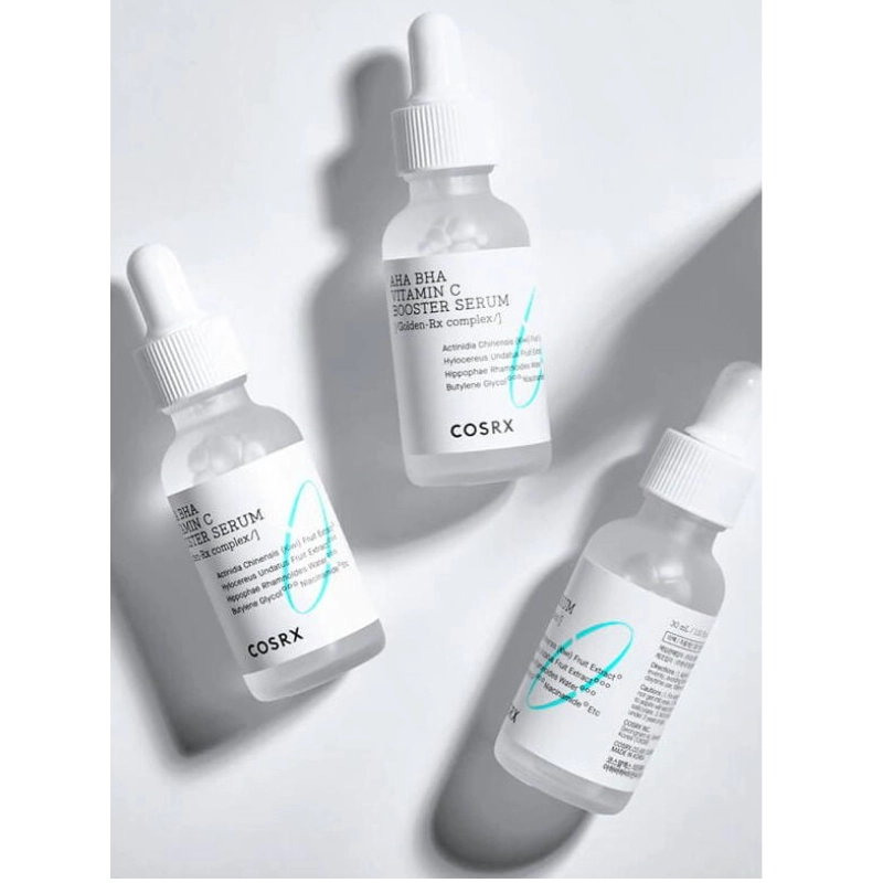 Serum revitalizant cu aha, bha si vitamina c booster serum