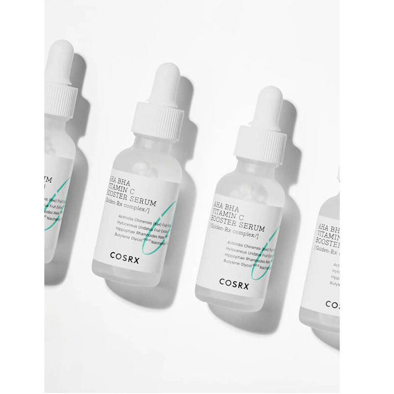 Serum revitalizant cu aha, bha si vitamina c booster serum