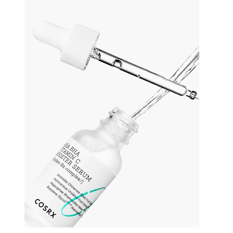 Serum revitalizant cu aha, bha si vitamina c booster serum
