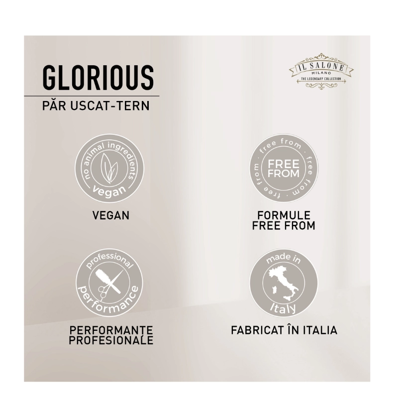 Masca pentru par uscat si tern il salone milano glorious
