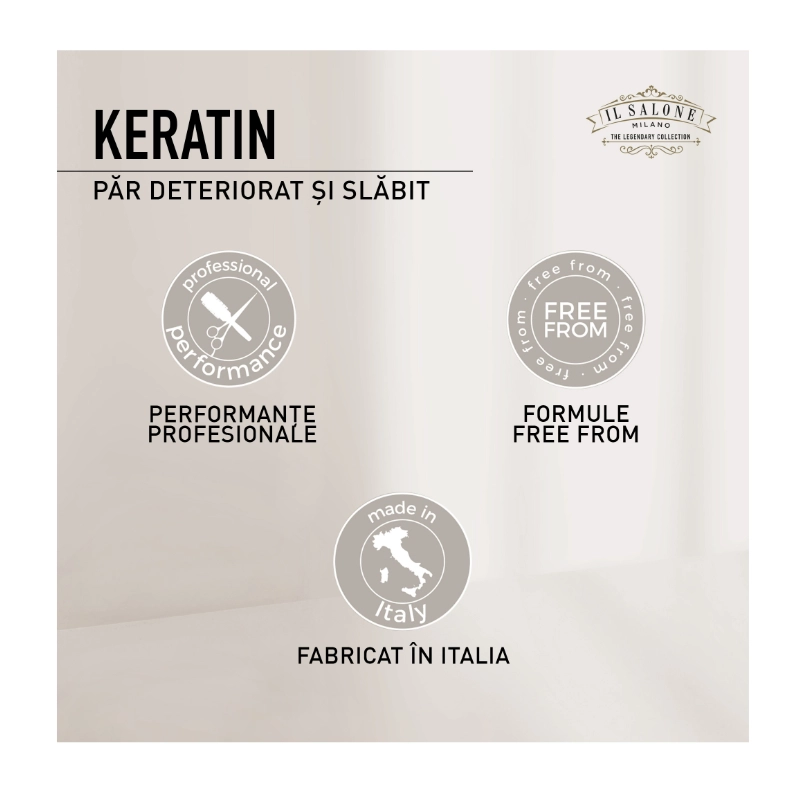 Masca cu keratina pentru par deteriorat il salone milano keratin