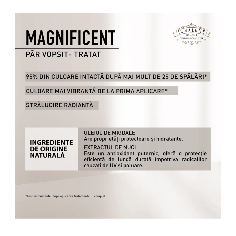 Sampon pentru par vopsit il salone milano magnificent