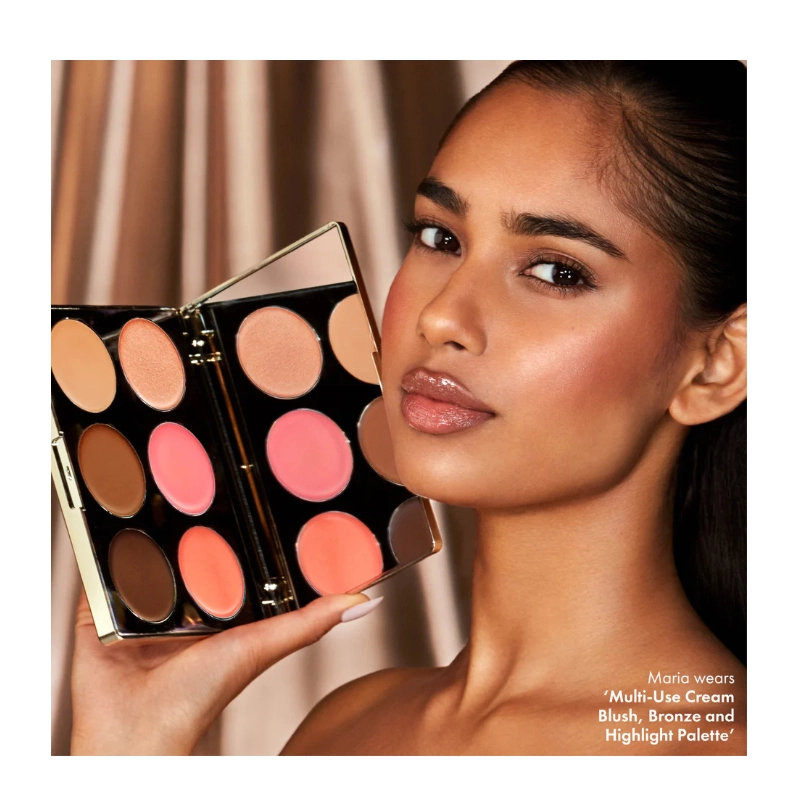 Paleta cremoasa multifunctionala pentru blush, iluminator si sculpting 
