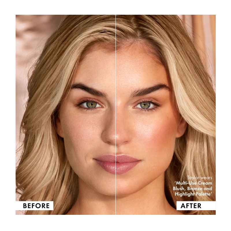 Paleta cremoasa multifunctionala pentru blush, iluminator si sculpting 